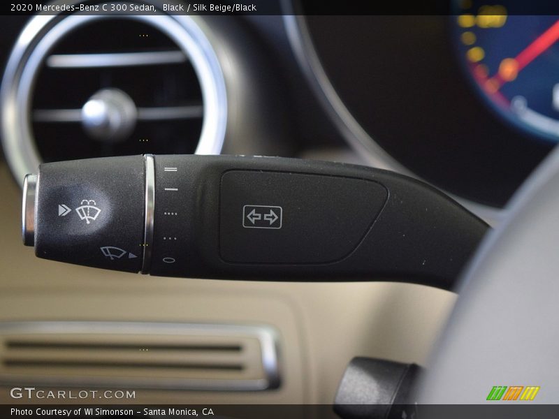 Black / Silk Beige/Black 2020 Mercedes-Benz C 300 Sedan