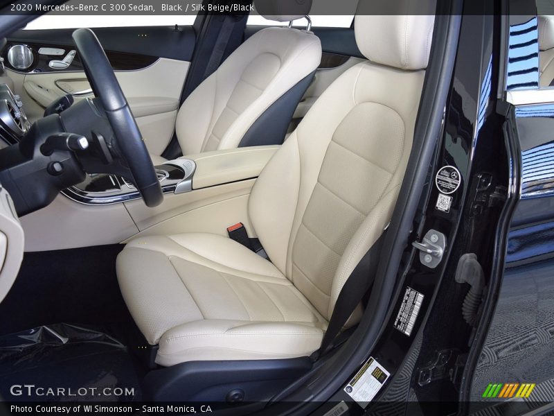 Black / Silk Beige/Black 2020 Mercedes-Benz C 300 Sedan