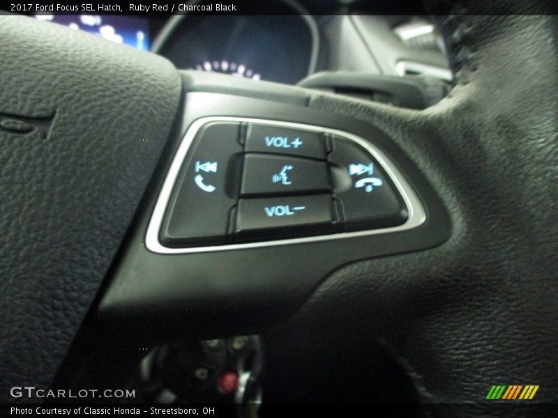 Ruby Red / Charcoal Black 2017 Ford Focus SEL Hatch