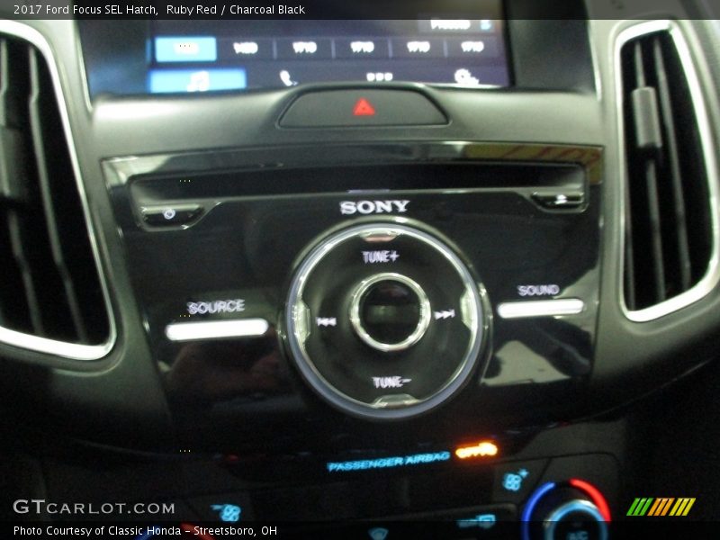 Ruby Red / Charcoal Black 2017 Ford Focus SEL Hatch