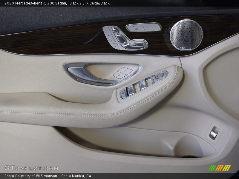 Black / Silk Beige/Black 2020 Mercedes-Benz C 300 Sedan