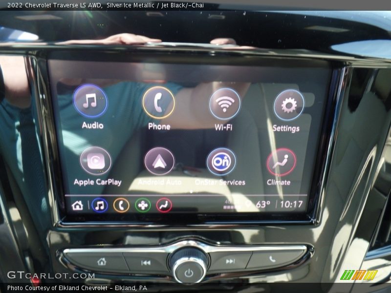 Silver Ice Metallic / Jet Black/­Chai 2022 Chevrolet Traverse LS AWD