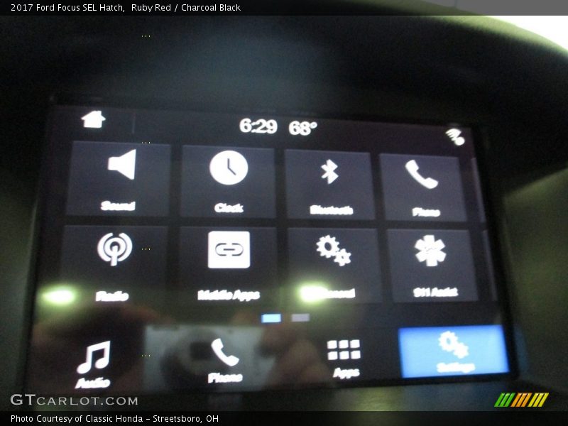 Ruby Red / Charcoal Black 2017 Ford Focus SEL Hatch