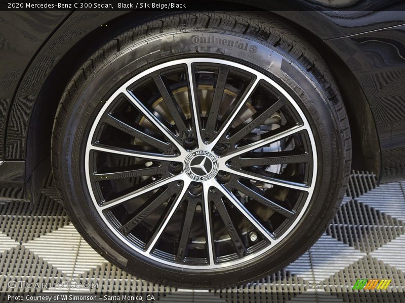 Black / Silk Beige/Black 2020 Mercedes-Benz C 300 Sedan