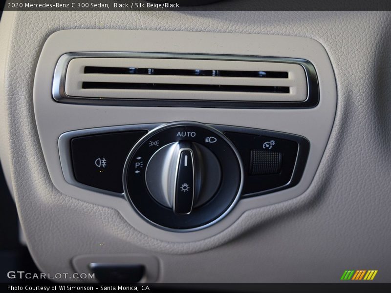Black / Silk Beige/Black 2020 Mercedes-Benz C 300 Sedan