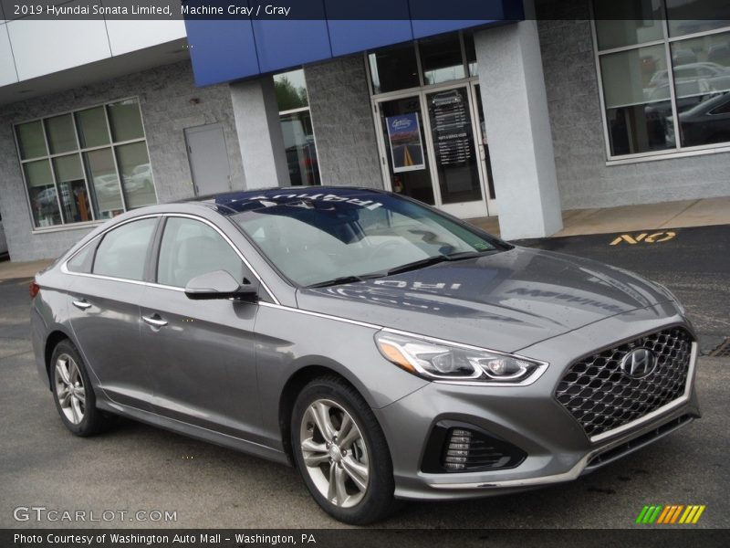 Machine Gray / Gray 2019 Hyundai Sonata Limited
