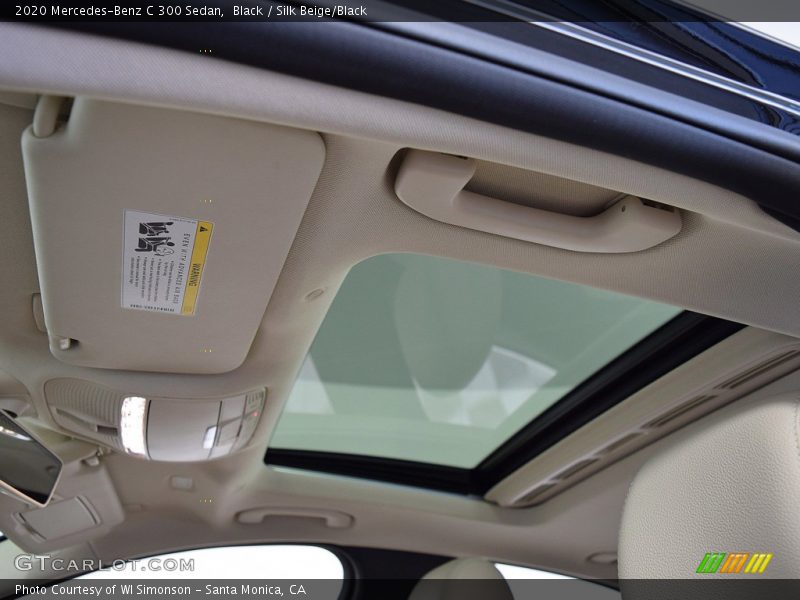 Black / Silk Beige/Black 2020 Mercedes-Benz C 300 Sedan