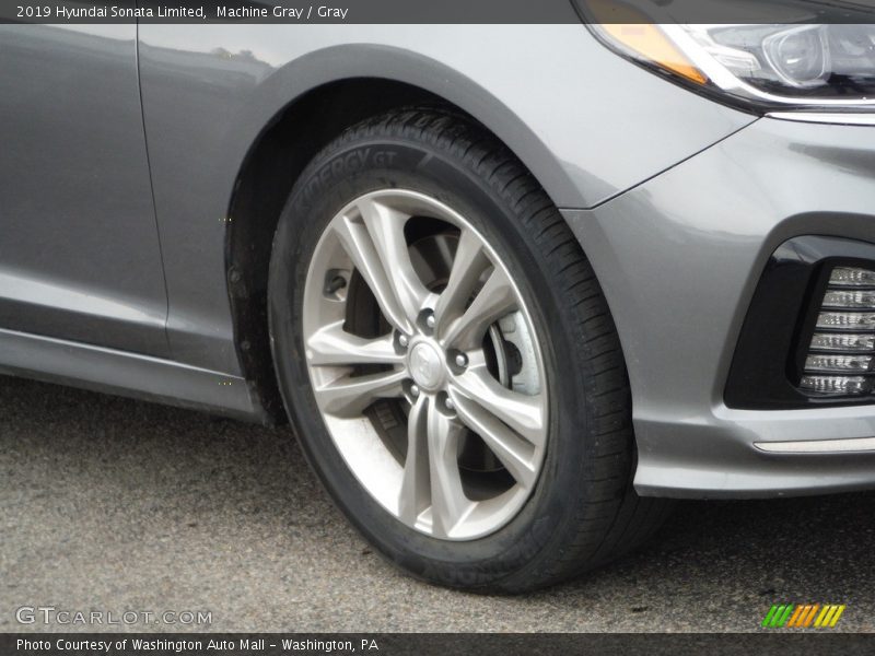 Machine Gray / Gray 2019 Hyundai Sonata Limited