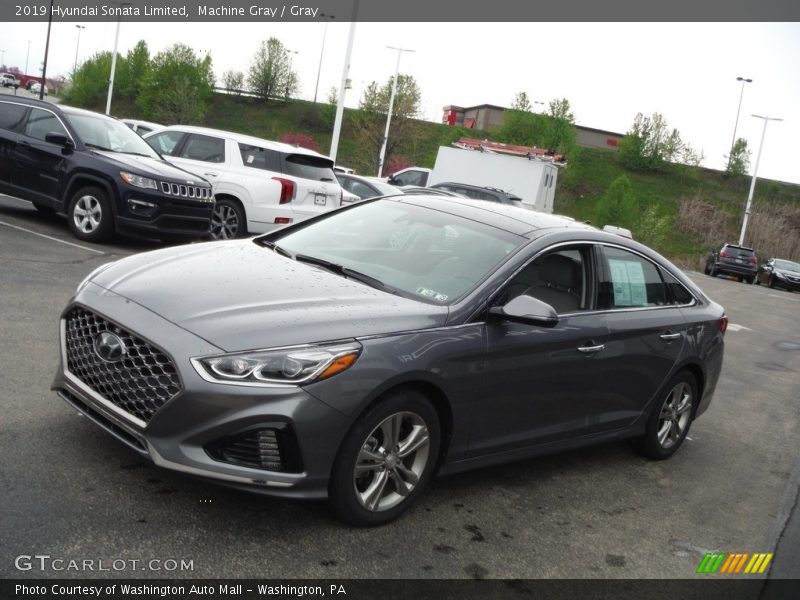 Machine Gray / Gray 2019 Hyundai Sonata Limited
