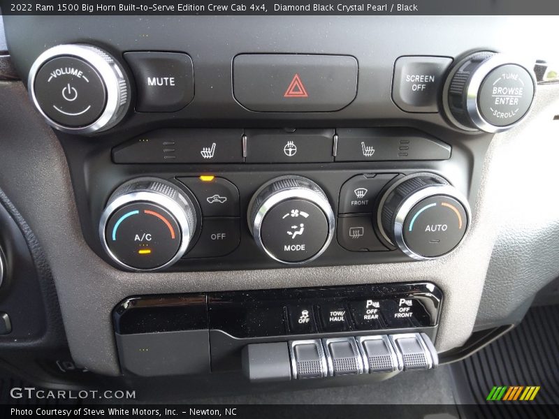 Controls of 2022 1500 Big Horn Built-to-Serve Edition Crew Cab 4x4