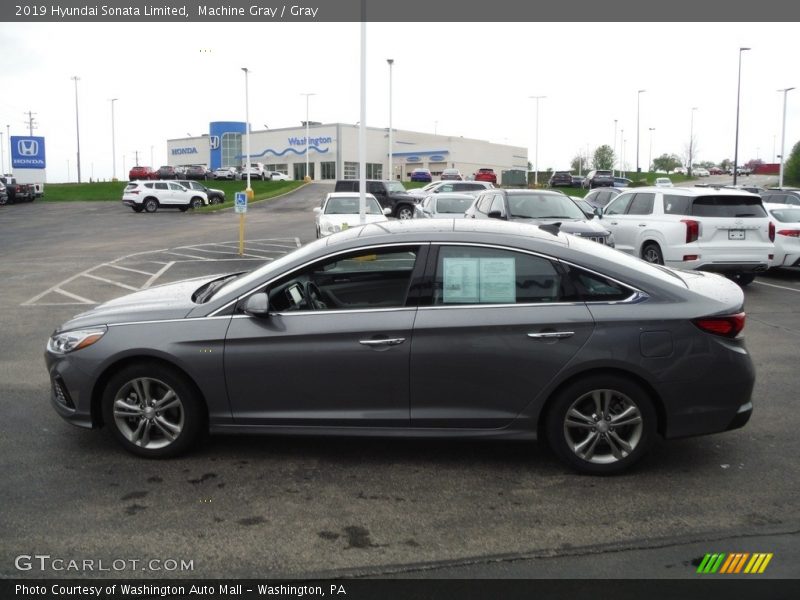 Machine Gray / Gray 2019 Hyundai Sonata Limited