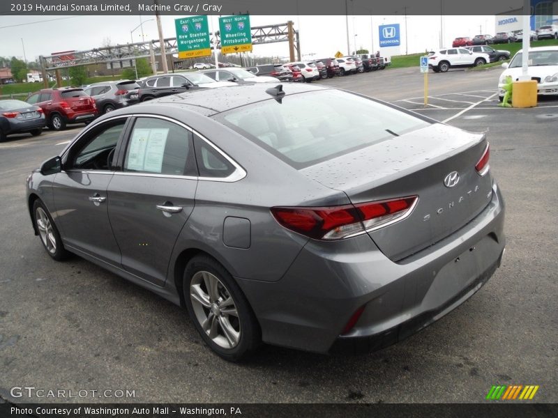 Machine Gray / Gray 2019 Hyundai Sonata Limited