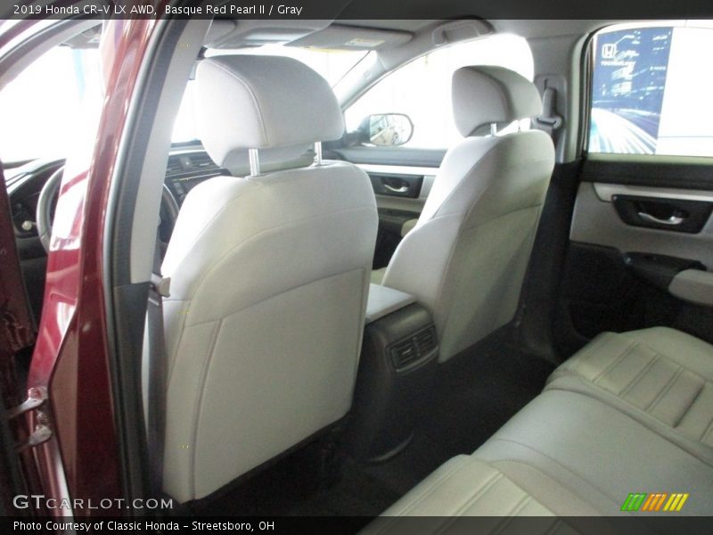 Basque Red Pearl II / Gray 2019 Honda CR-V LX AWD