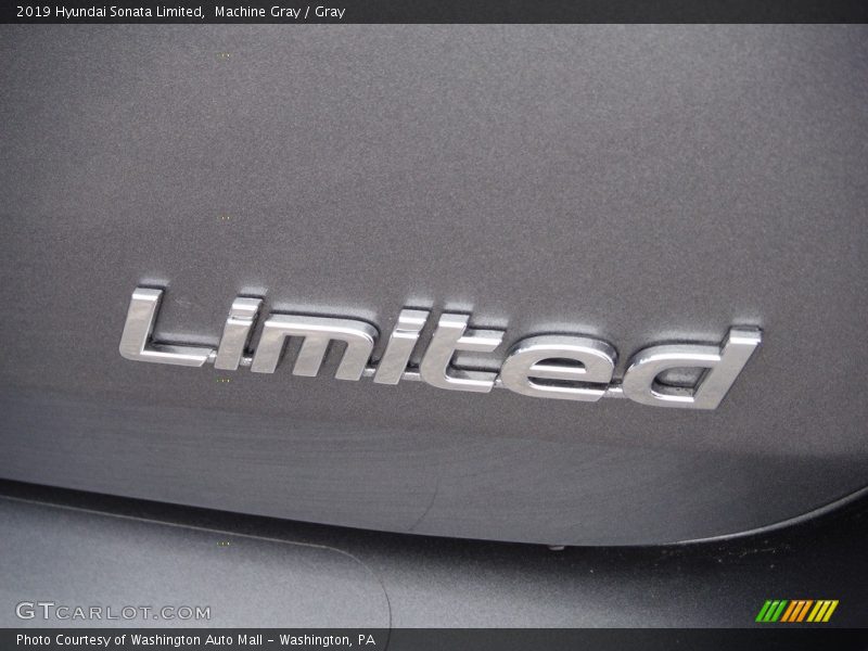 Machine Gray / Gray 2019 Hyundai Sonata Limited