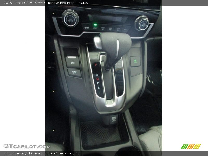 Basque Red Pearl II / Gray 2019 Honda CR-V LX AWD