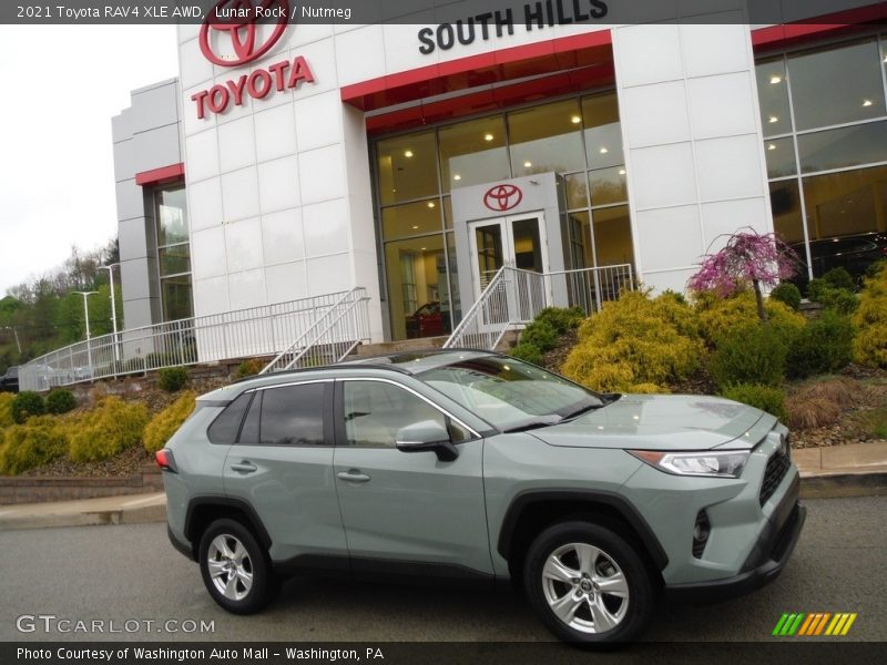Lunar Rock / Nutmeg 2021 Toyota RAV4 XLE AWD