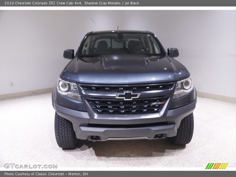 Shadow Gray Metallic / Jet Black 2019 Chevrolet Colorado ZR2 Crew Cab 4x4