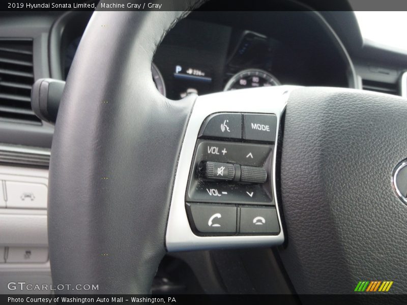 Machine Gray / Gray 2019 Hyundai Sonata Limited