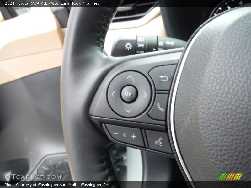 Lunar Rock / Nutmeg 2021 Toyota RAV4 XLE AWD