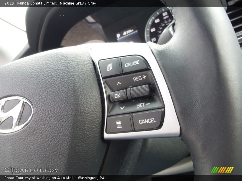 Machine Gray / Gray 2019 Hyundai Sonata Limited