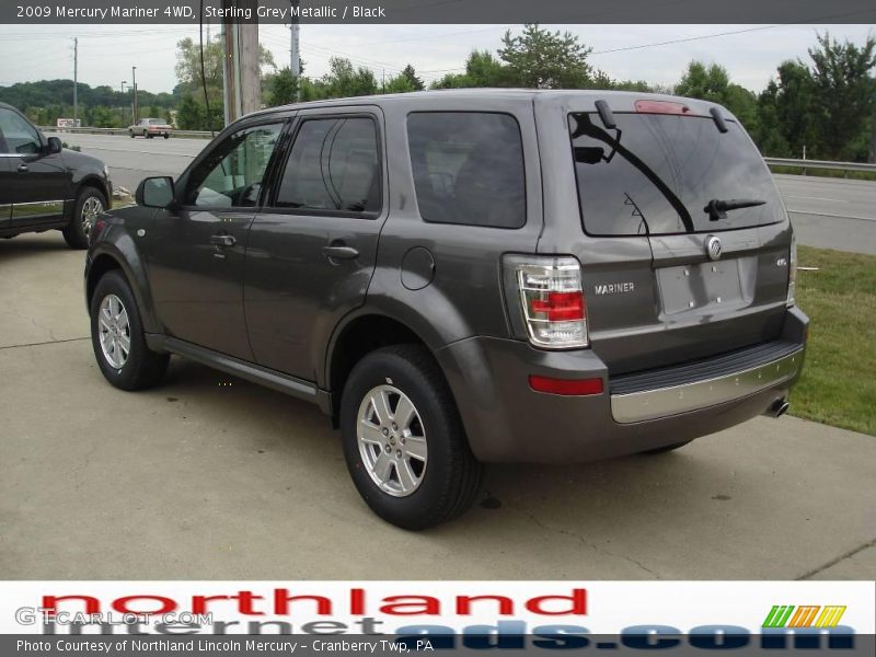 Sterling Grey Metallic / Black 2009 Mercury Mariner 4WD