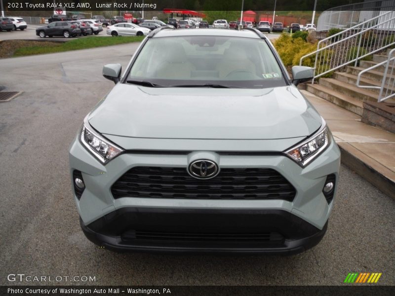 Lunar Rock / Nutmeg 2021 Toyota RAV4 XLE AWD