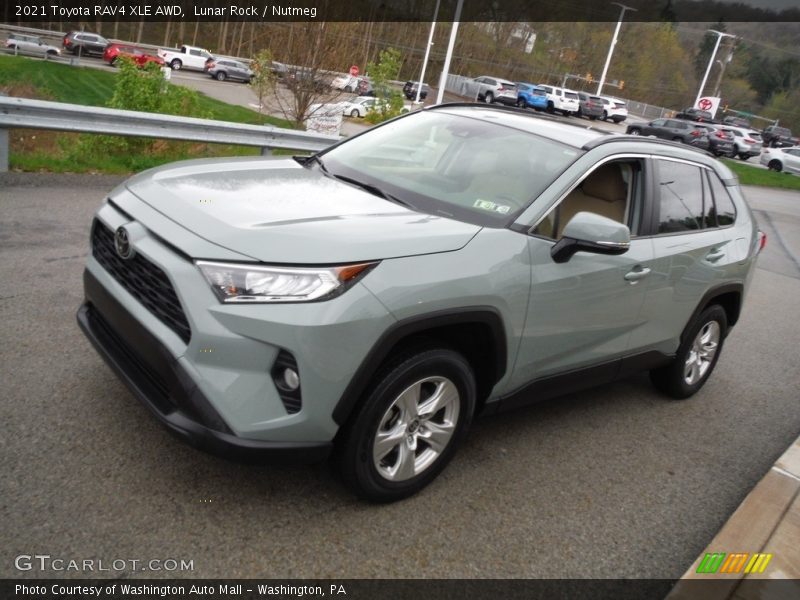 Front 3/4 View of 2021 RAV4 XLE AWD
