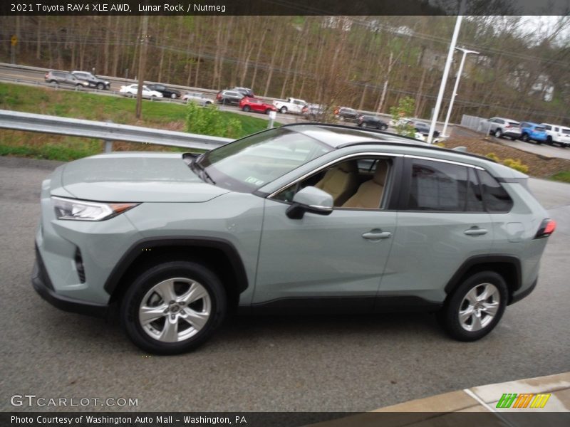Lunar Rock / Nutmeg 2021 Toyota RAV4 XLE AWD