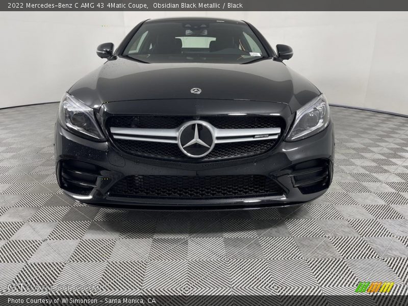 Obsidian Black Metallic / Black 2022 Mercedes-Benz C AMG 43 4Matic Coupe