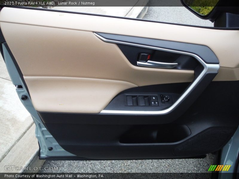 Lunar Rock / Nutmeg 2021 Toyota RAV4 XLE AWD