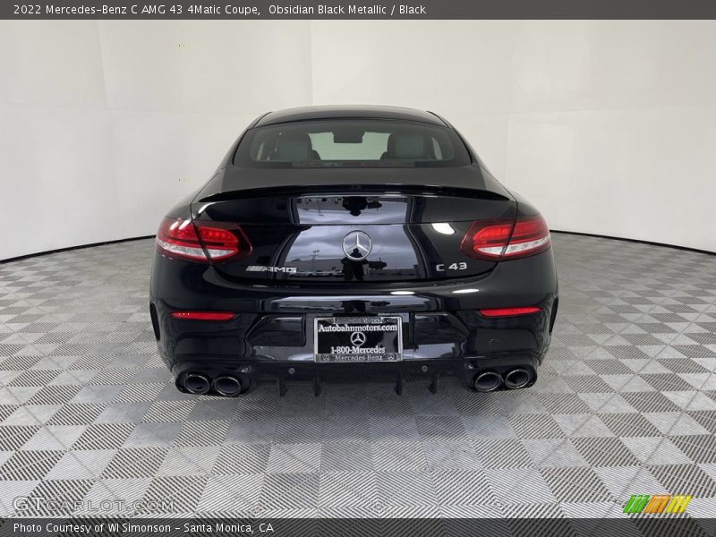 Obsidian Black Metallic / Black 2022 Mercedes-Benz C AMG 43 4Matic Coupe