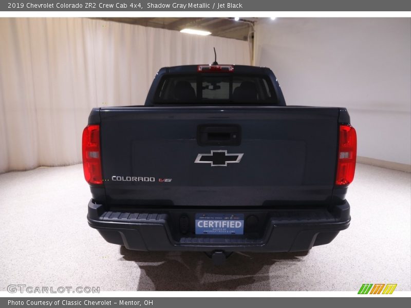 Shadow Gray Metallic / Jet Black 2019 Chevrolet Colorado ZR2 Crew Cab 4x4