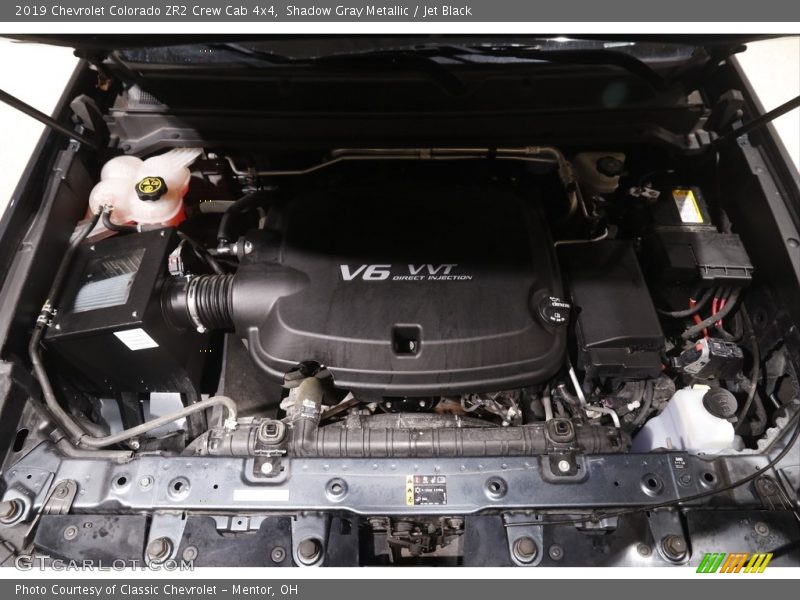 Shadow Gray Metallic / Jet Black 2019 Chevrolet Colorado ZR2 Crew Cab 4x4