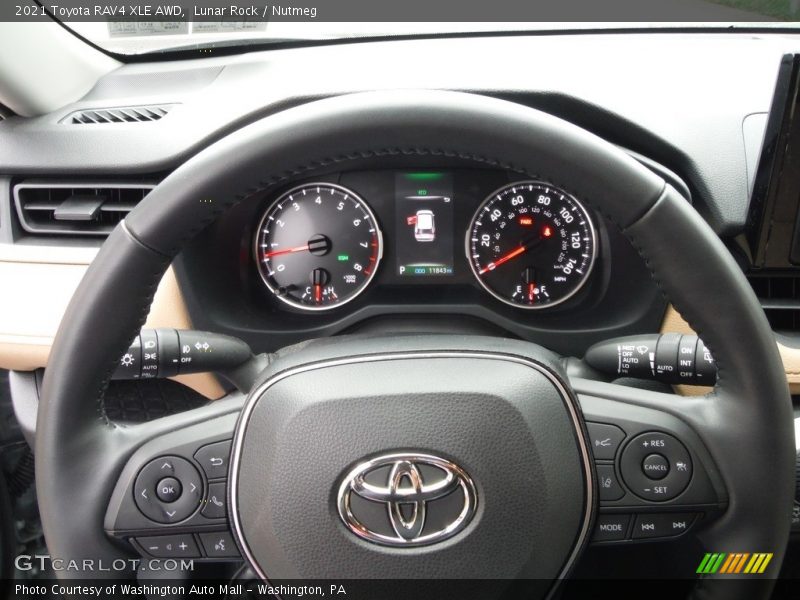 Lunar Rock / Nutmeg 2021 Toyota RAV4 XLE AWD