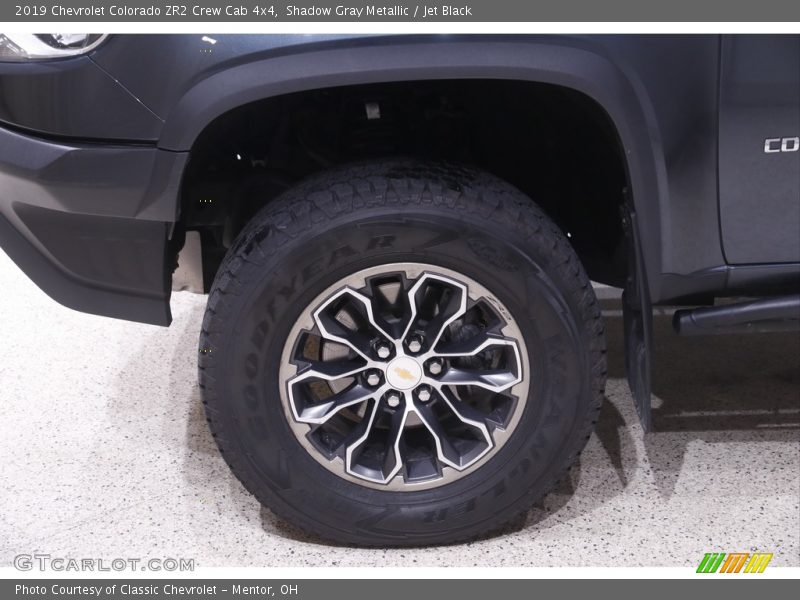 Shadow Gray Metallic / Jet Black 2019 Chevrolet Colorado ZR2 Crew Cab 4x4