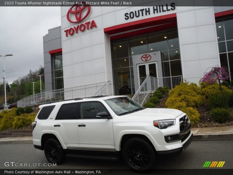 Blizzard White Pearl / Black 2020 Toyota 4Runner Nightshade Edition 4x4