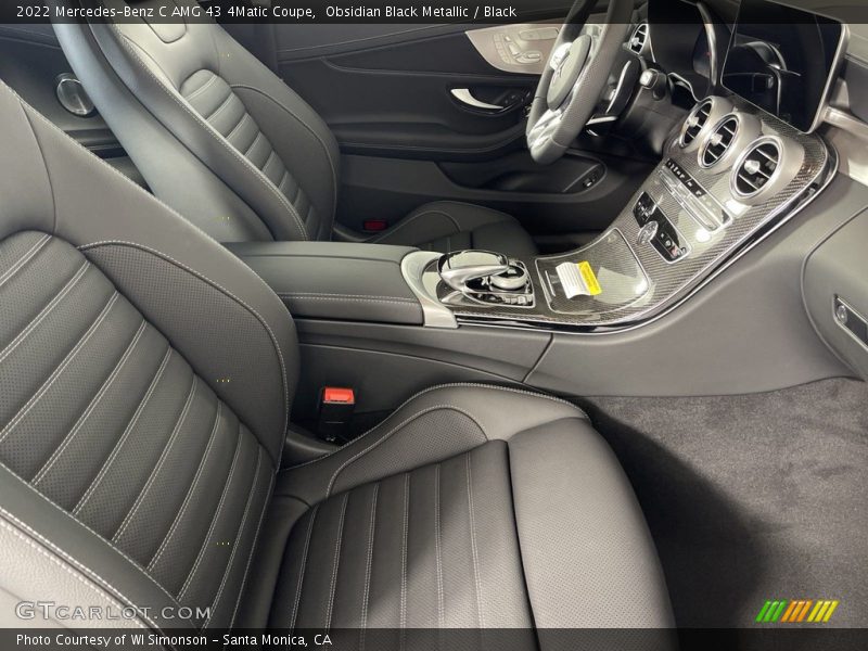 Obsidian Black Metallic / Black 2022 Mercedes-Benz C AMG 43 4Matic Coupe