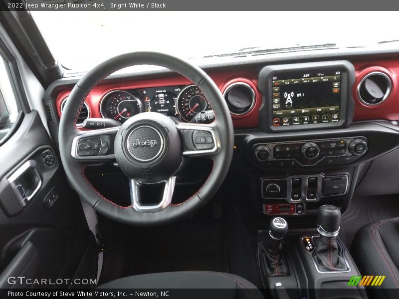 Dashboard of 2022 Wrangler Rubicon 4x4