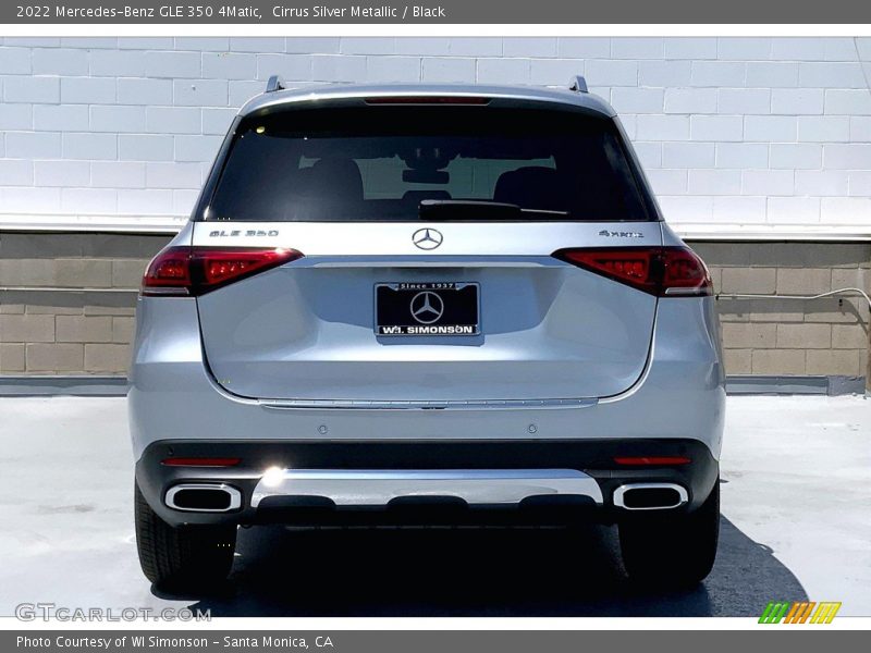 Cirrus Silver Metallic / Black 2022 Mercedes-Benz GLE 350 4Matic