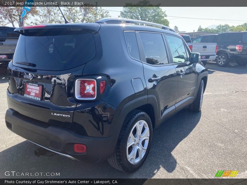 Black / Black 2017 Jeep Renegade Limited