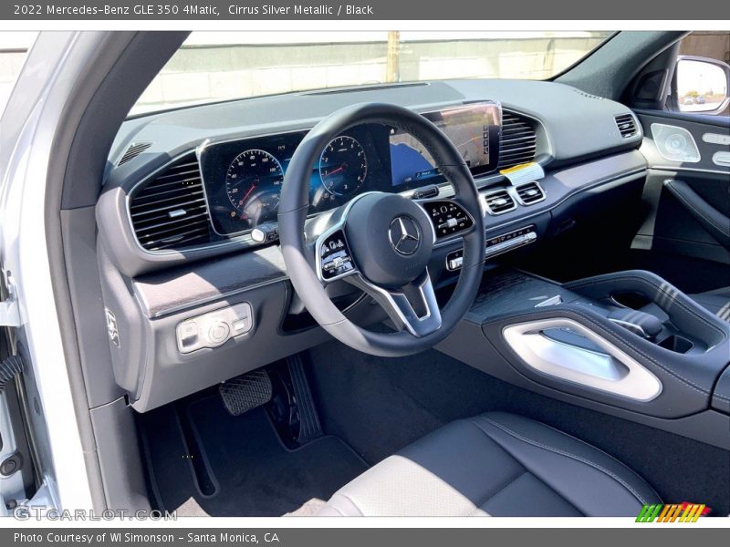 Cirrus Silver Metallic / Black 2022 Mercedes-Benz GLE 350 4Matic