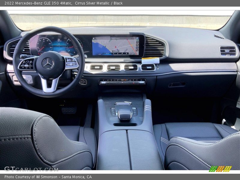 Cirrus Silver Metallic / Black 2022 Mercedes-Benz GLE 350 4Matic