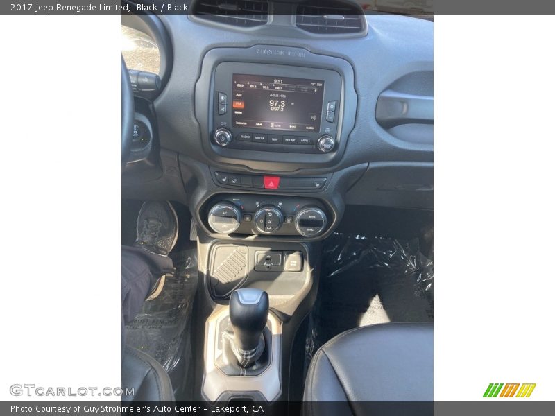 Black / Black 2017 Jeep Renegade Limited