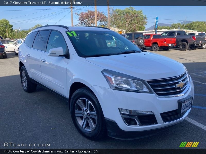 Summit White / Ebony 2017 Chevrolet Traverse LT