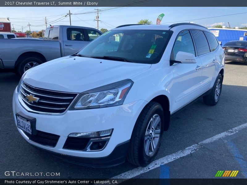 Summit White / Ebony 2017 Chevrolet Traverse LT