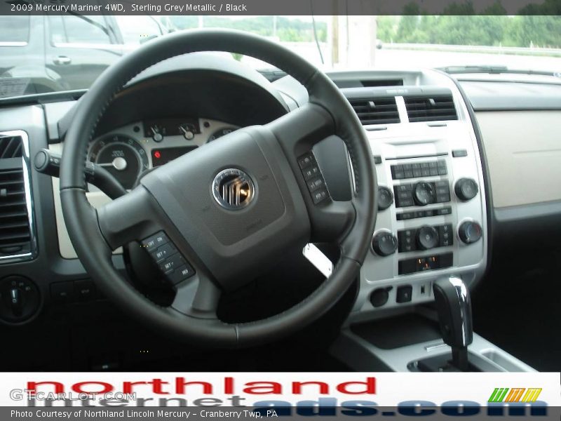 Sterling Grey Metallic / Black 2009 Mercury Mariner 4WD