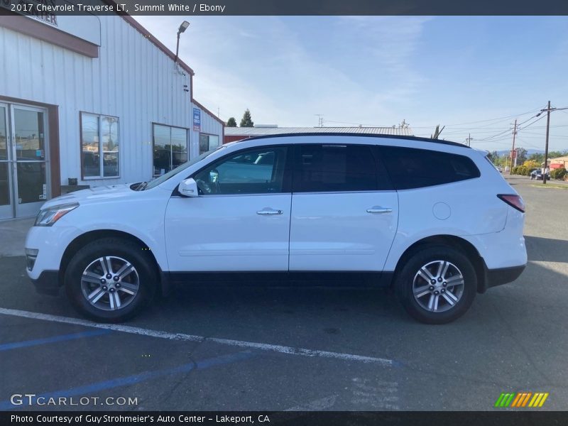 Summit White / Ebony 2017 Chevrolet Traverse LT