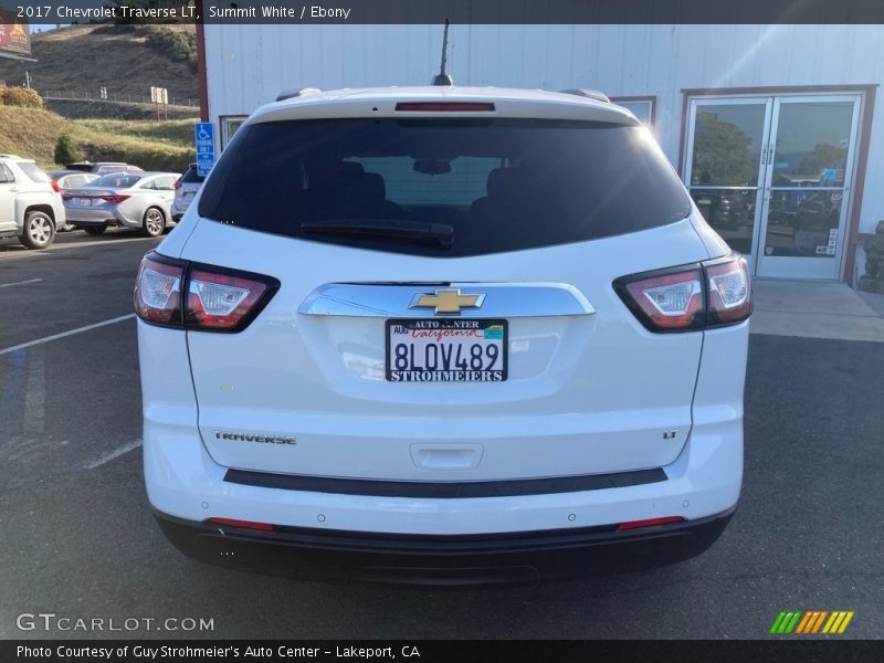 Summit White / Ebony 2017 Chevrolet Traverse LT