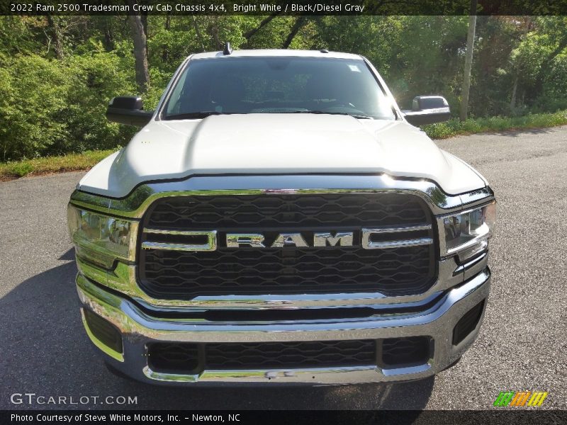 Bright White / Black/Diesel Gray 2022 Ram 2500 Tradesman Crew Cab Chassis 4x4