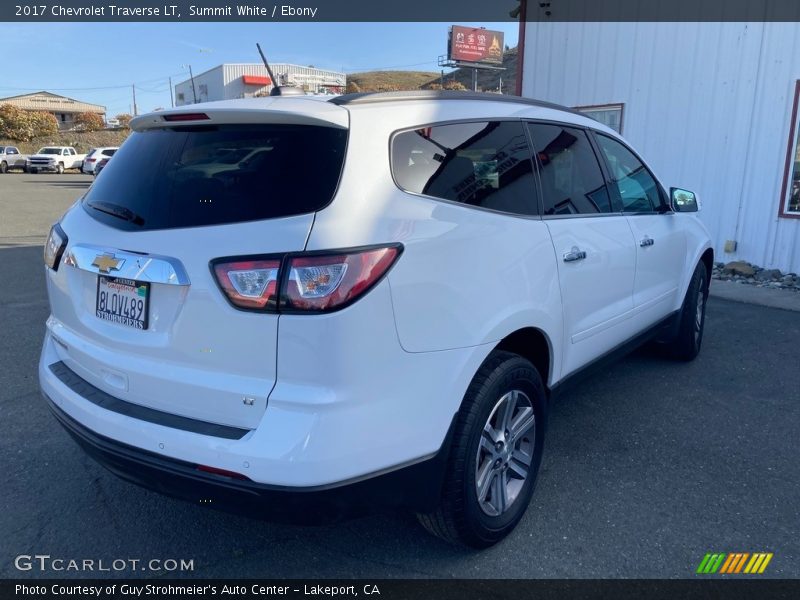 Summit White / Ebony 2017 Chevrolet Traverse LT